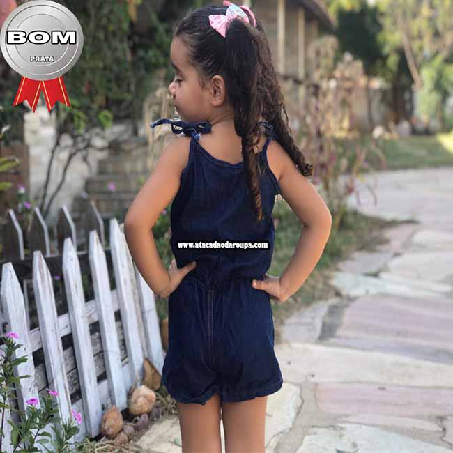 Macaquito Infantil Jeans 2 a 4 Anos Macaquito Infantil Jeans 2 a 4 Anos