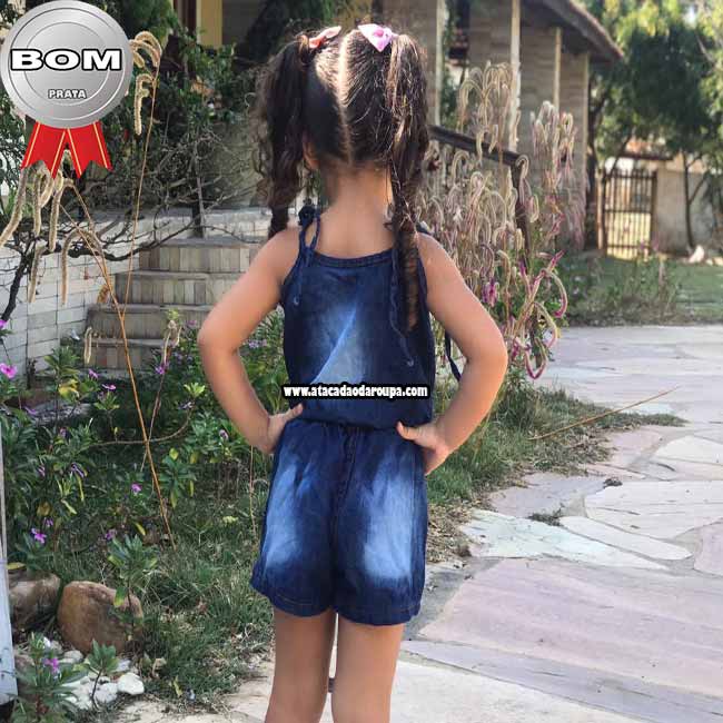 Macaquito Infantil Jeans 2 a 4 Anos Macaquito Infantil Jeans 2 a 4 Anos