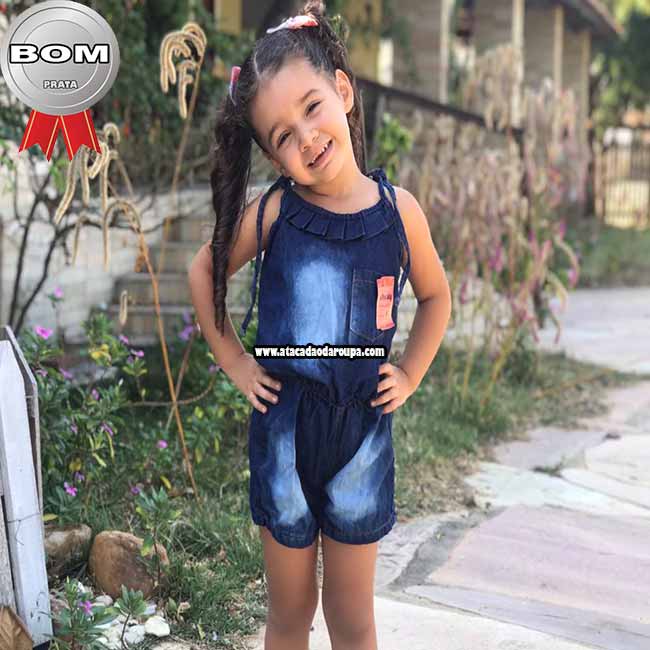 Macaquito Infantil Jeans 2 a 4 Anos Macaquito Infantil Jeans 2 a 4 Anos