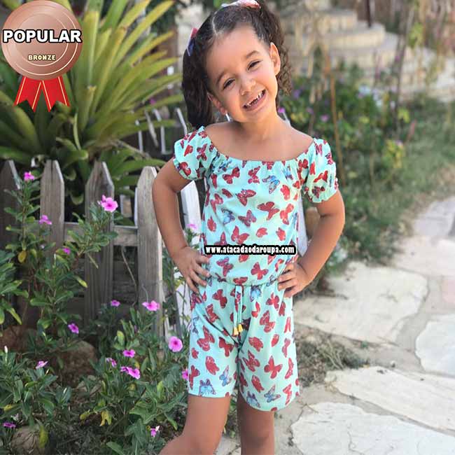 Macaquito Cotton Infantil 4 a 6 anos Macaquito Cotton Infantil 4 a 6 anos