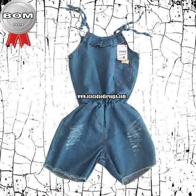 Macaquito Infantil Jeans 2 a 4 Anos Macaquito Infantil Jeans 2 a 4 Anos