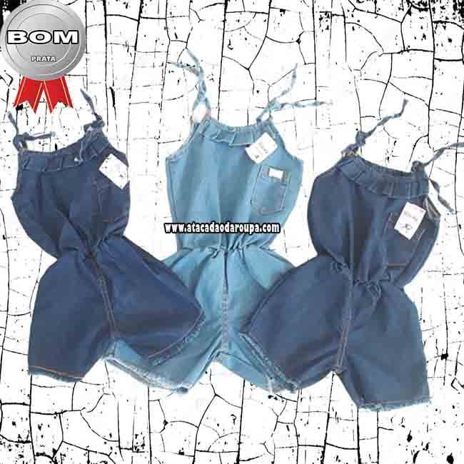 Macaquito Infantil Jeans 2 a 4 Anos Macaquito Infantil Jeans 2 a 4 Anos