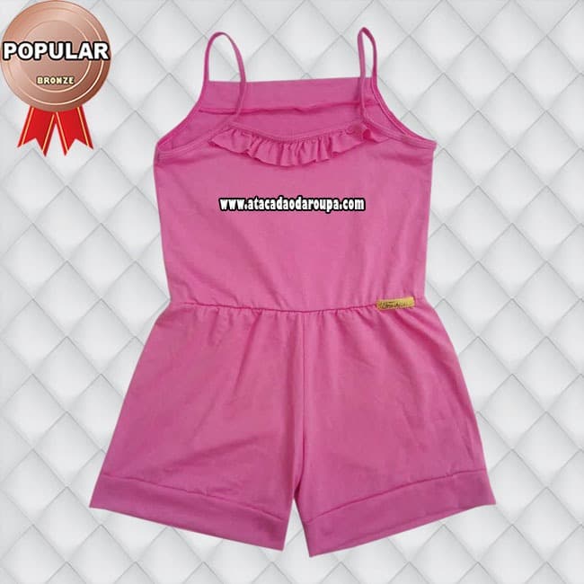 Macaquinho Infantil Liso 5 a 7 Anos Macaquinho Infantil Liso 5 a 7 Anos