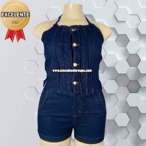 Macaquinho Jeans G Macaquinho Jeans G