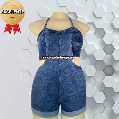 Macaquinho Jeans G Macaquinho Jeans G