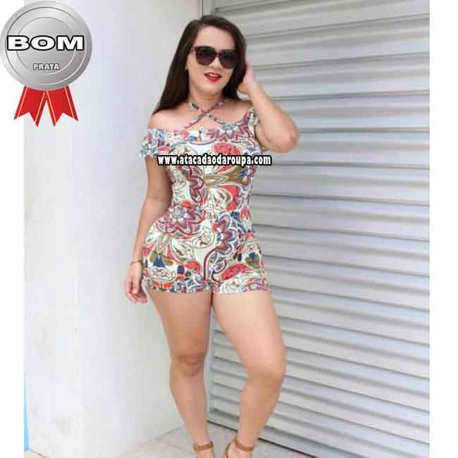 Macaquinho Curto Suplex Fit M Macaquinho Curto Suplex Fit M