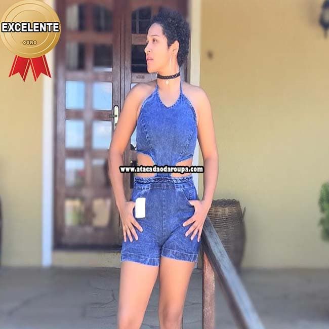 Macaquinho Jeans G Macaquinho Jeans G