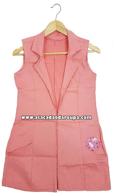 Maxi Colete Bengaline Feminino M Maxi Colete Bengaline Feminino M