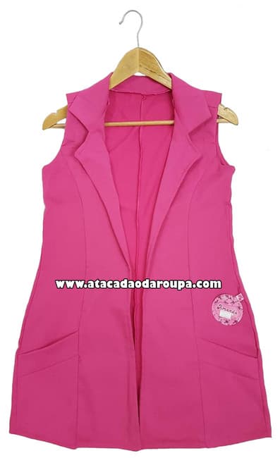 Maxi Colete Bengaline Feminino M Maxi Colete Bengaline Feminino M