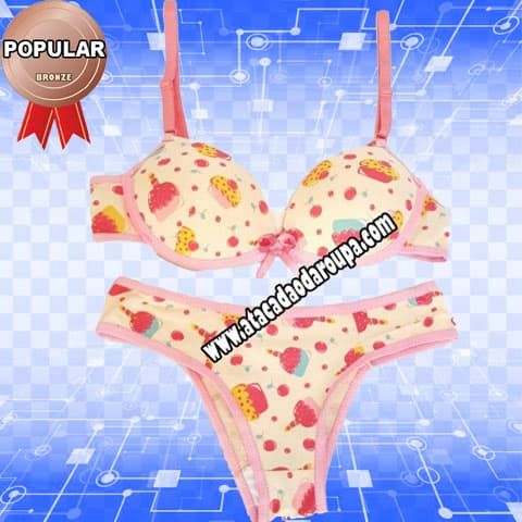 Conjunto Lingerie Juvenil