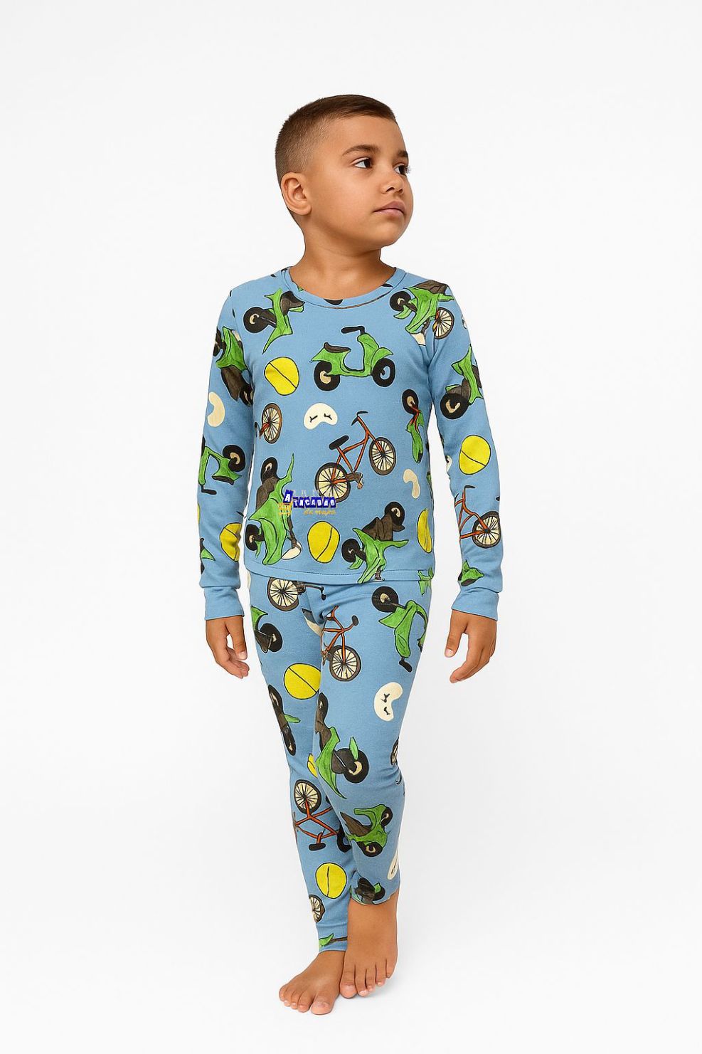 Pijama Infantil Masculino Suede