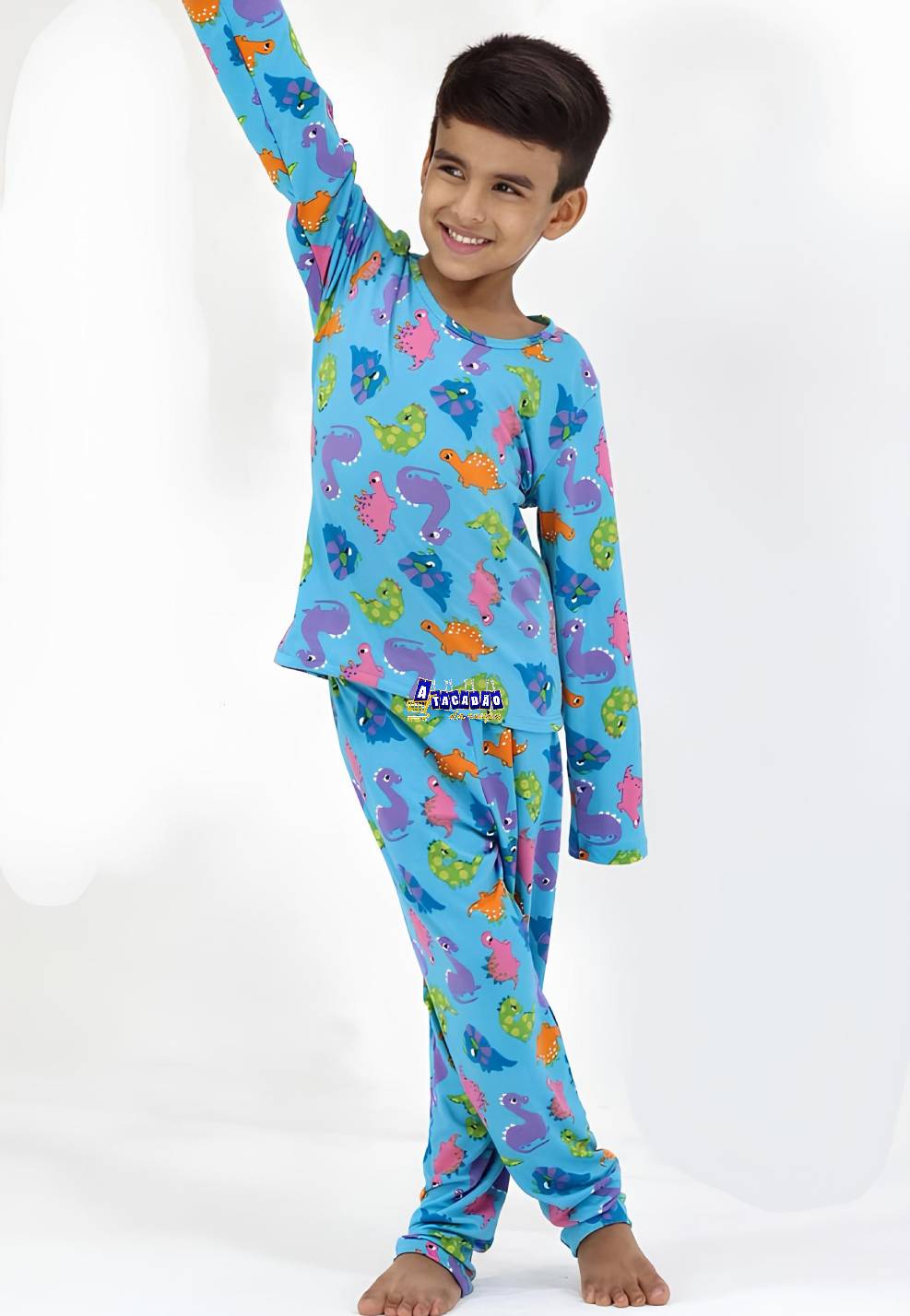 Pijama Infantil Masculino Suede
