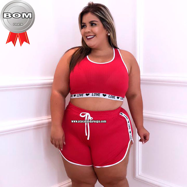 Short Blogueira Plus Size GG Short Blogueira Plus Size GG
