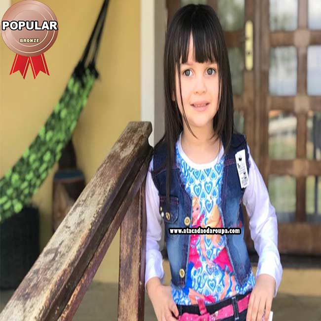 Blusa manga longa infantil