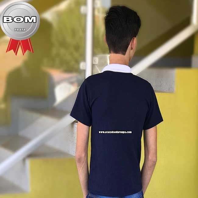 Camisa Gola Polo Piquet Juvenil M/G 6 A 9 ANOS