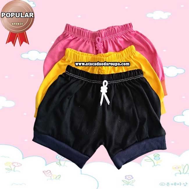 Short Poliester Infantil Short Poliester Infantil