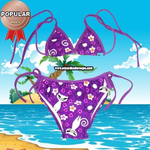 Biquíni Infantil Várias Estampas