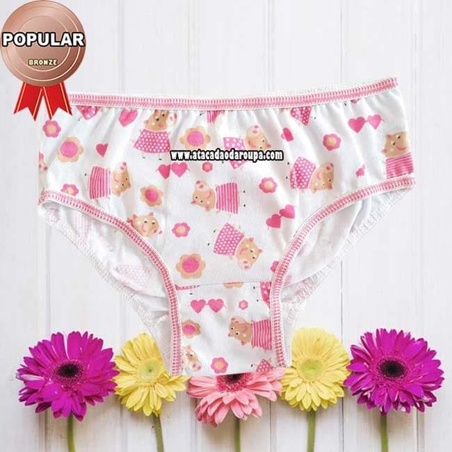 Calçinha de Algodão Infantil