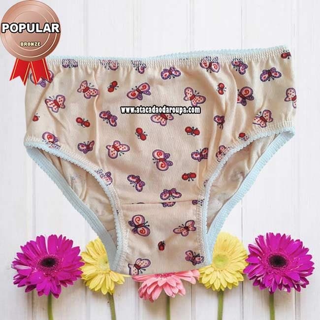 Calçinha de Algodão Infantil