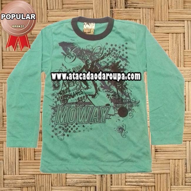 Camisa Manga Longa Infantil