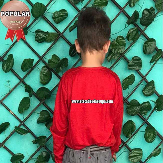 Camisa Manga Longa Infantil