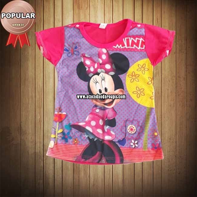 Blusa Feminina Sublimada Infantil