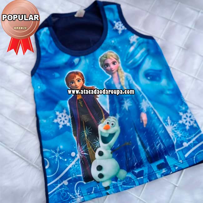 Blusa Feminina Sublimada Infantil