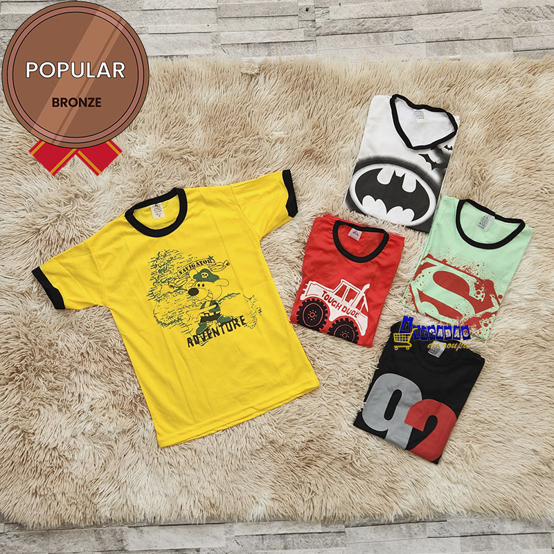 Camisa Gola Careca Infantil