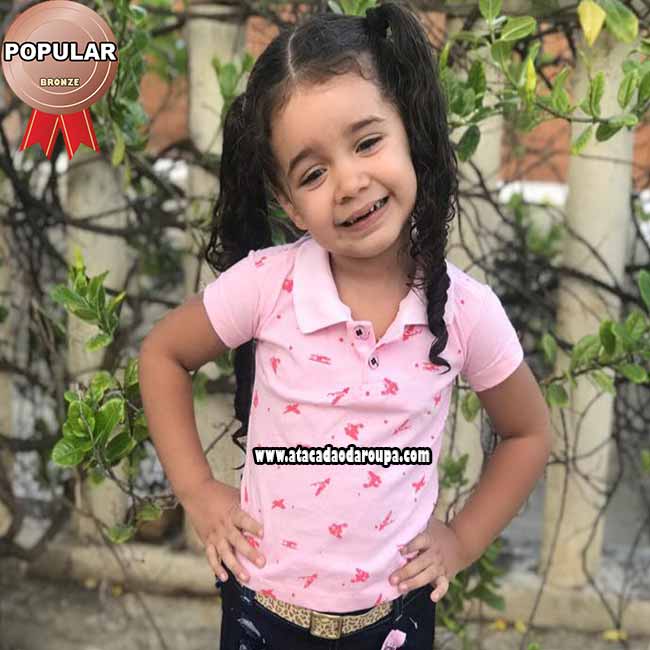 Camisa Gola Polo Infantil 1 a 10 anos