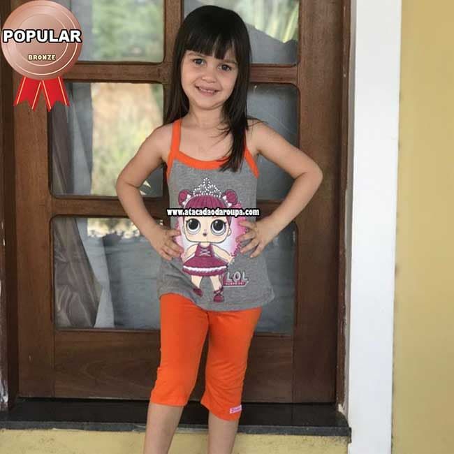 Conjuntinho Feminino 3 a 5 Anos