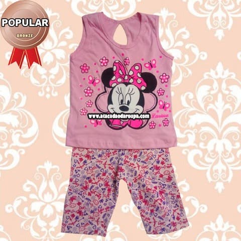 Conjuntinho Feminino 3 a 5 Anos