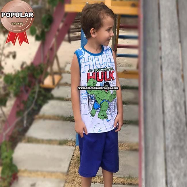 Conjunto Infantil Masculino Algodão