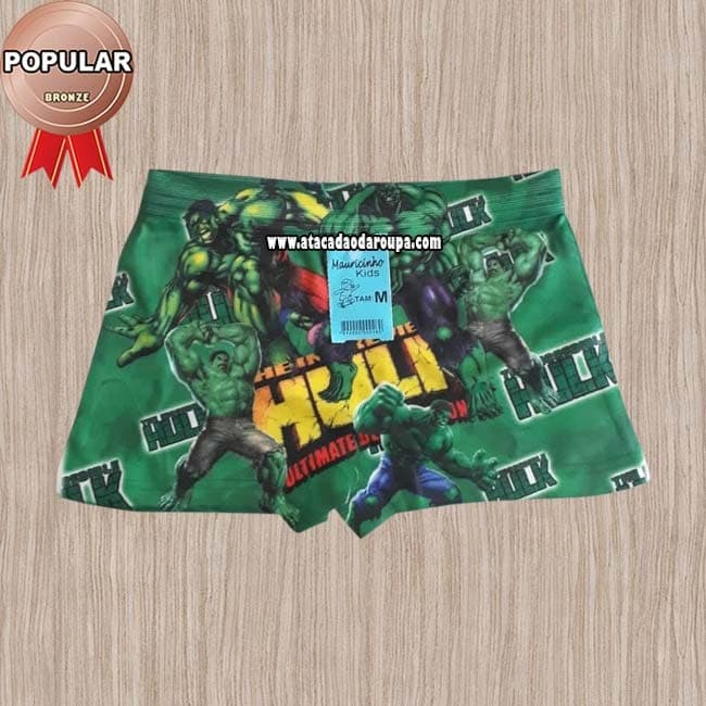 Cueca Boxer Infantil Sublimada