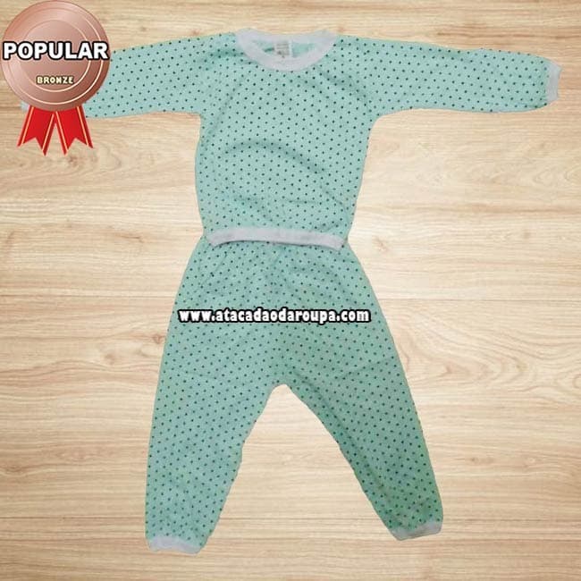 Pijama Infantil Aldodão Estampado