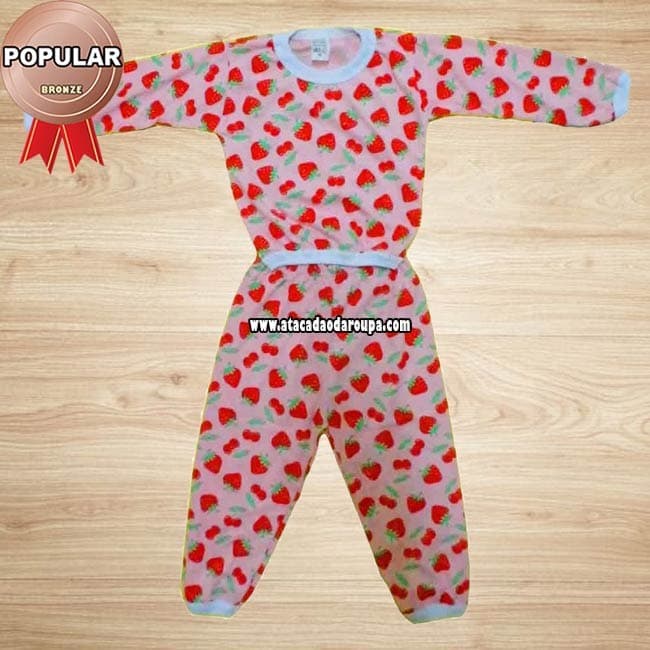 Pijama Infantil Aldodão Estampado