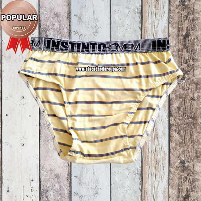 Cueca Juvenil Listrada 8 a 12 anos