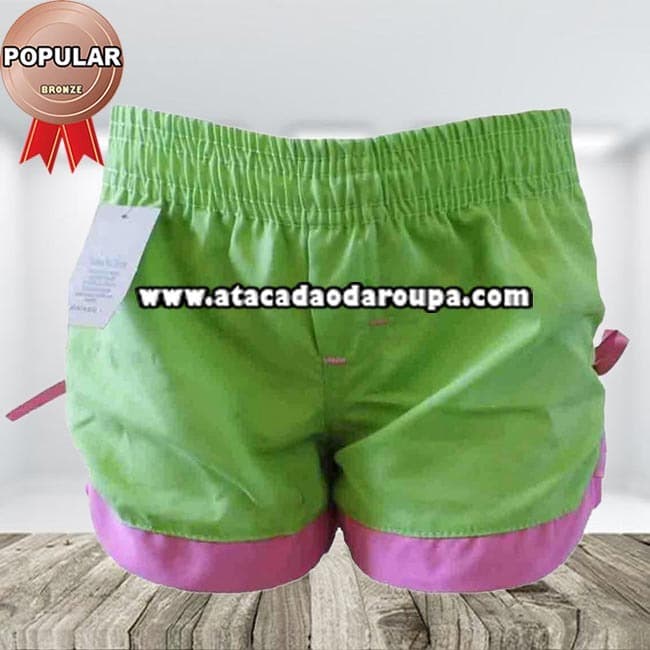 Short Tactel infantil Feminino
