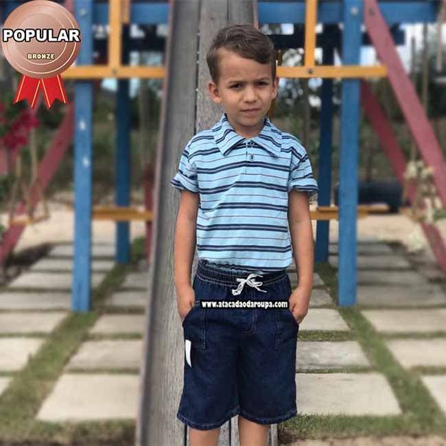 Bermuda Masculino Jeans Infantil