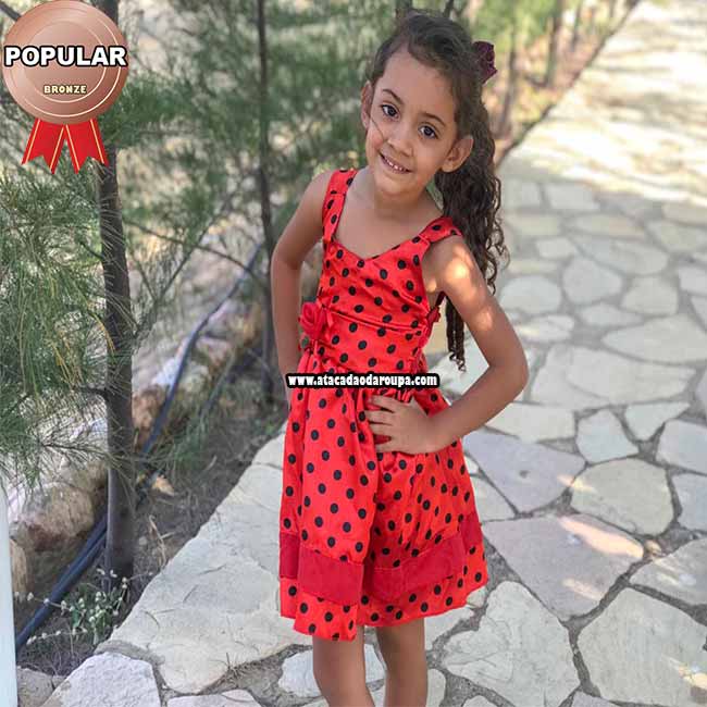 Vestido Infantil Em Cetim 1 a 2 Anos Vestido Infantil Em Cetim 1 a 2 Anos