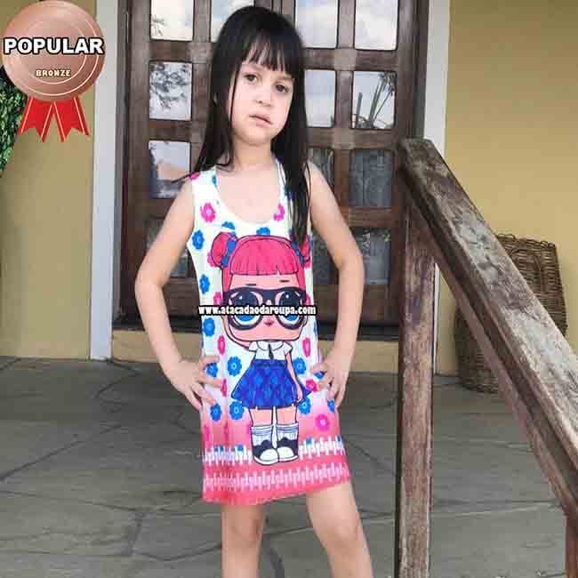 Vestido infantil Sublimado 2 a 6 Anos Vestido infantil Sublimado 2 a 6 Anos
