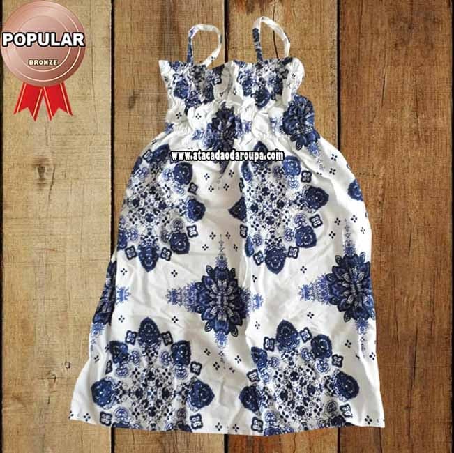 Vestido Infantil em Viscose