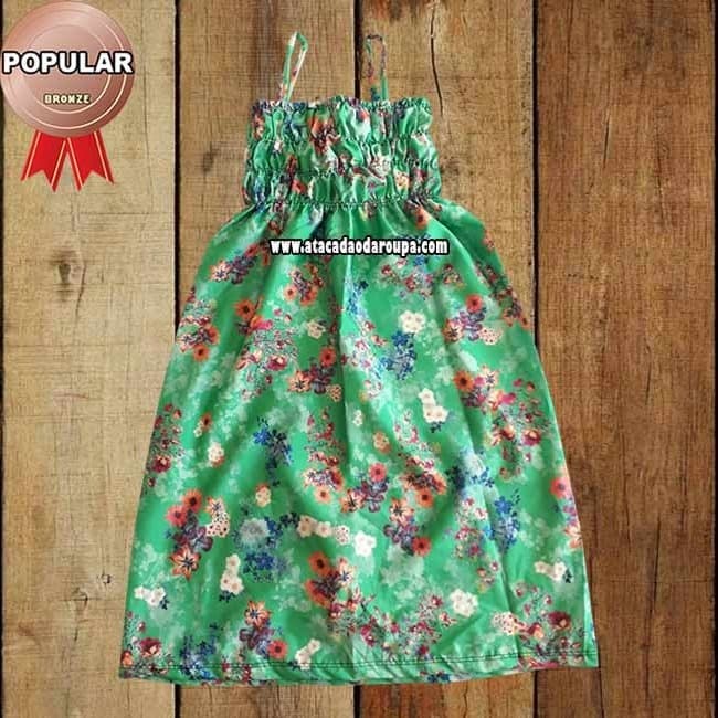 Vestido Infantil em Viscose