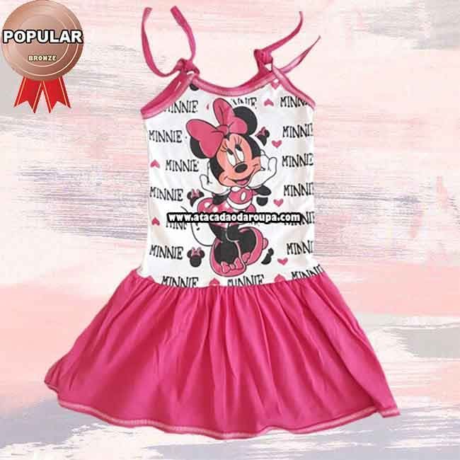 Vestidos Infantil de 3 a 6 anos Varias Estampas 