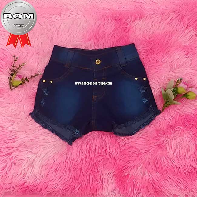 Short Jeans Infanto juvenil com Lycra 28 ao 34