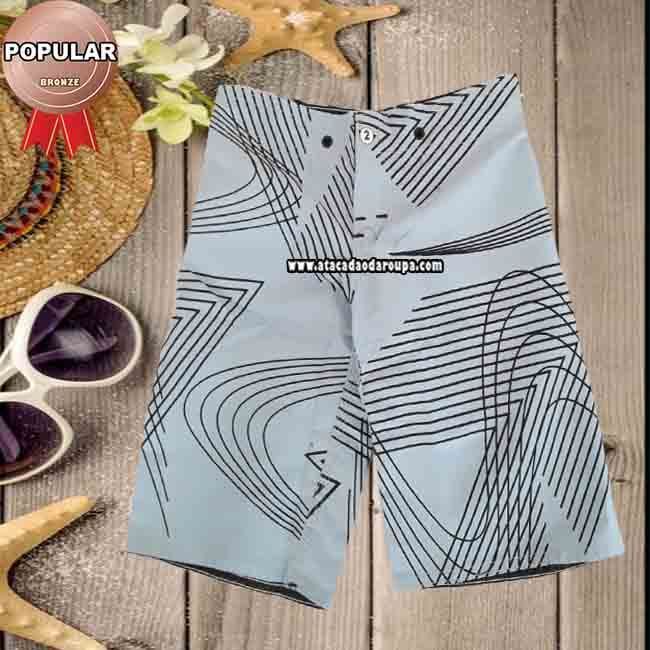 Bermudas de Tactel Infanto Juvenil