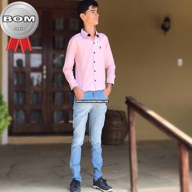 Calça Jeans Masculino Juvenil 9 a 12 Anos