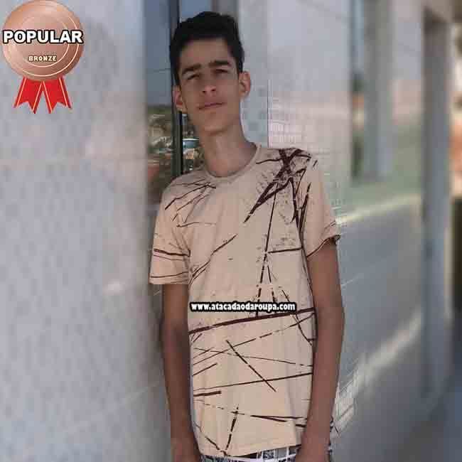 Camisa Algodão Juvenil P/M/G