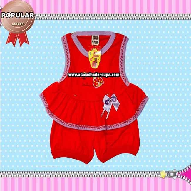 KIT Conjuntos e Vestidos Feminino Bebê 3 a 8 Meses