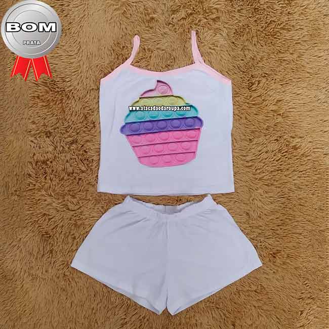 Conjunto Baby Dool Várias Estampas