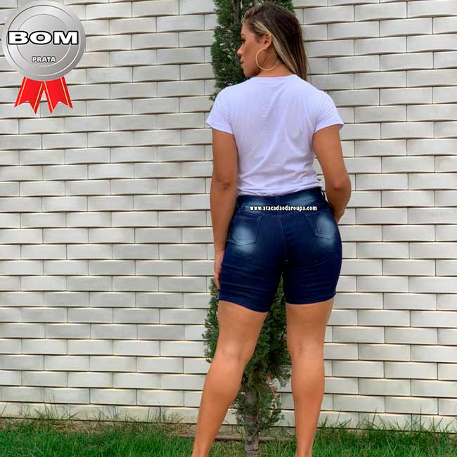 Bermuda Jeans Feminina Intermediária